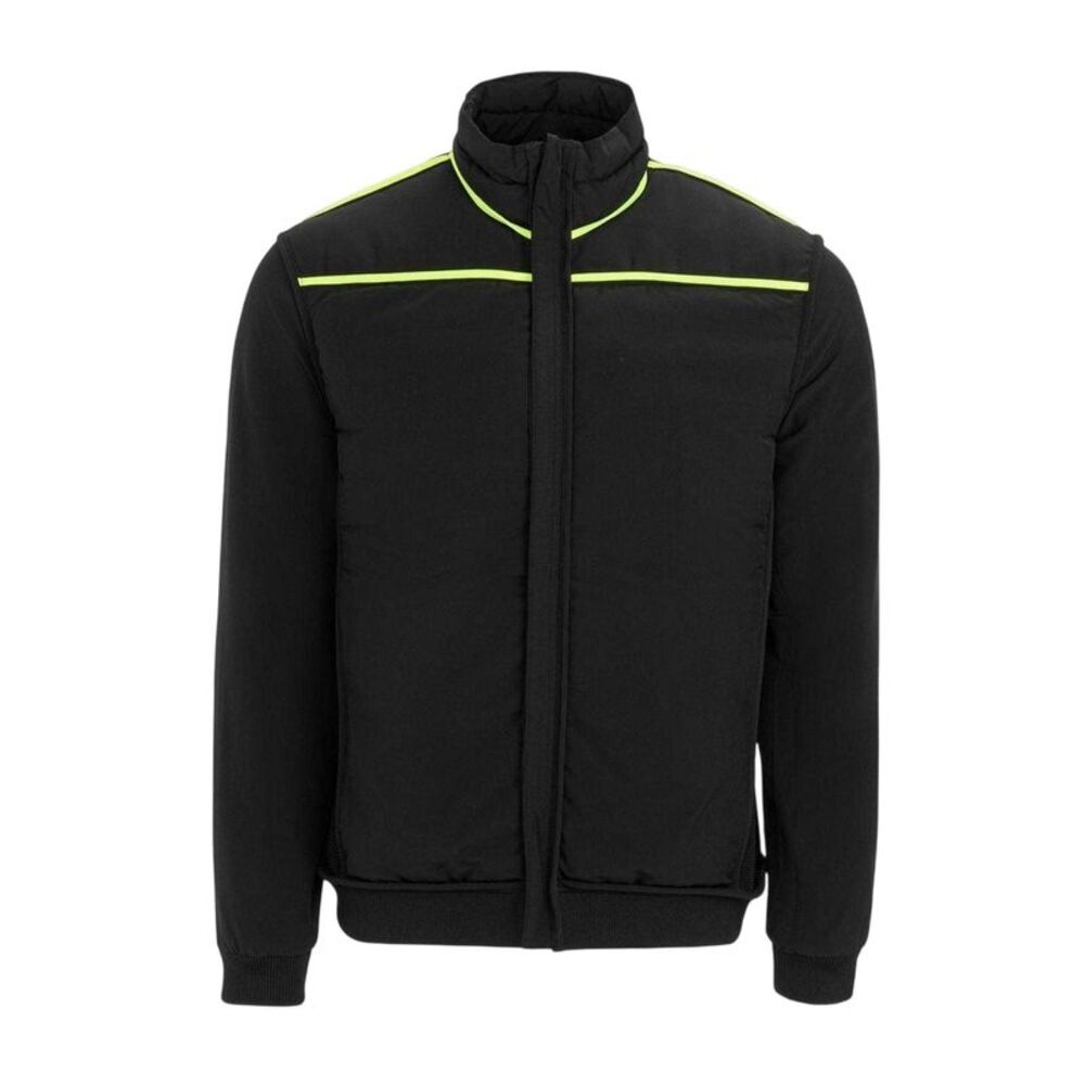 Dunlop Mens Baffled Hybrid Jacket / Black